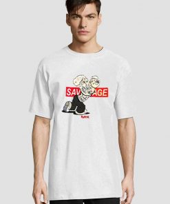 Popeye Savage Graphic Logo t-shirt for men and women tshirt