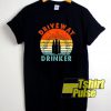 Retro Driveway Drinker Vintage t-shirt for men and women tshirt
