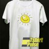 Sun Smiley Face t-shirt for men and women tshirt