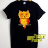 Sunflower Owl Aesthetic Print t-shirt for men and women tshirt