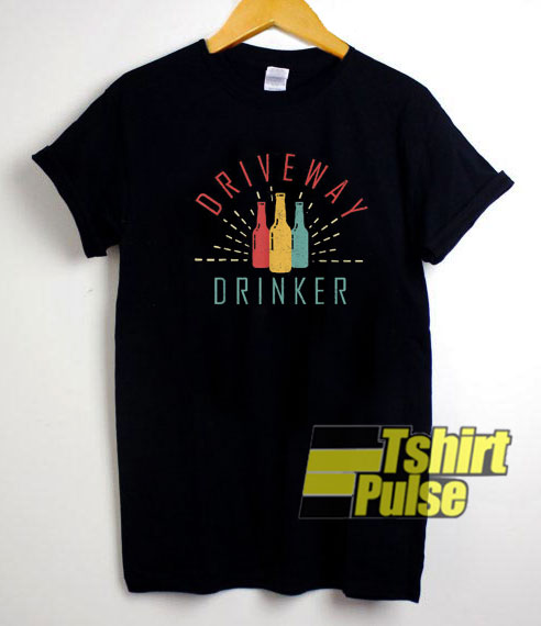 Vintage Driveway Drinker Beer t-shirt for men and women tshirt