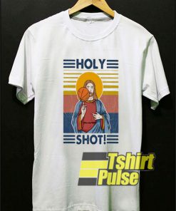 Vintage Holy Shot Basketball Jesus t-shirt for men and women tshirt