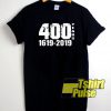 400 Years 1619-2019 t-shirt for men and women tshirt