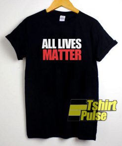 All Lives Matter Letter t-shirt for men and women tshirt