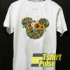 Camouflage Sunflower Floral Cartoon t-shirt for men and women tshirt