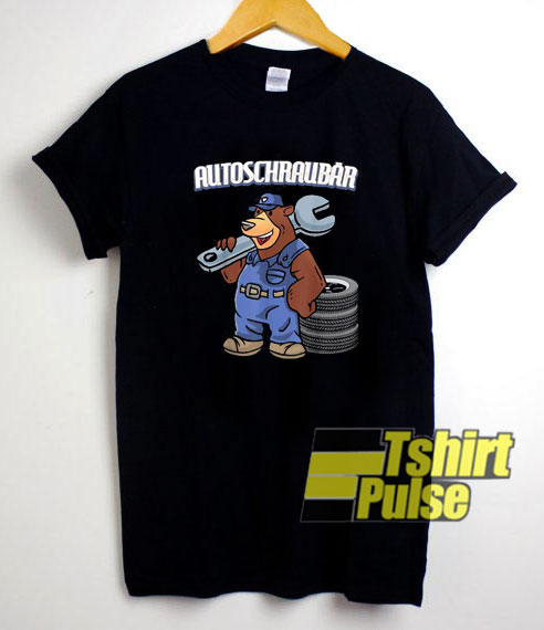 Car Screwdriver Mechanic Bear t-shirt for men and women tshirt