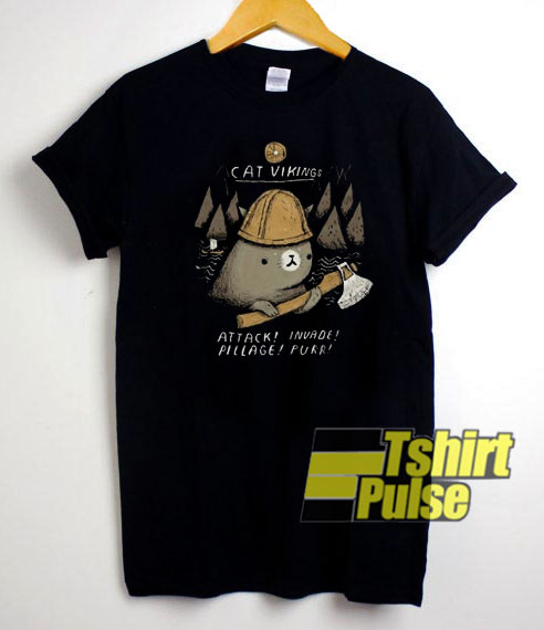 Cat Vikings Humour t-shirt for men and women tshirt