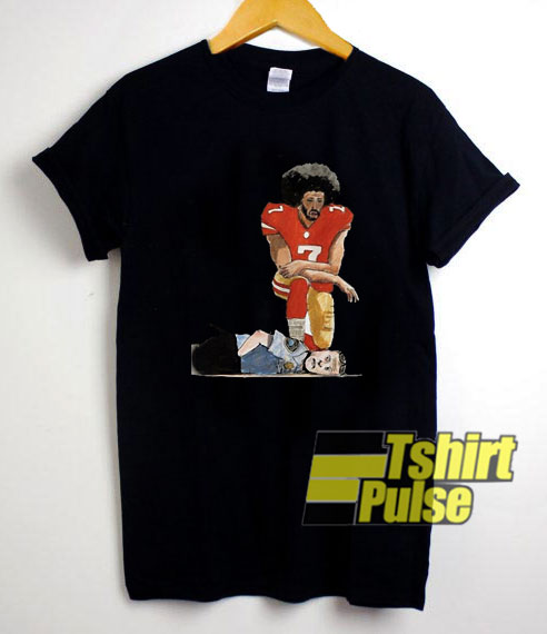 Colin Kaepernick Kneels The Police t-shirt for men and women tshirt