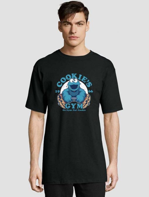 Cookies Gym Cookie Monster t-shirt for men and women tshirt