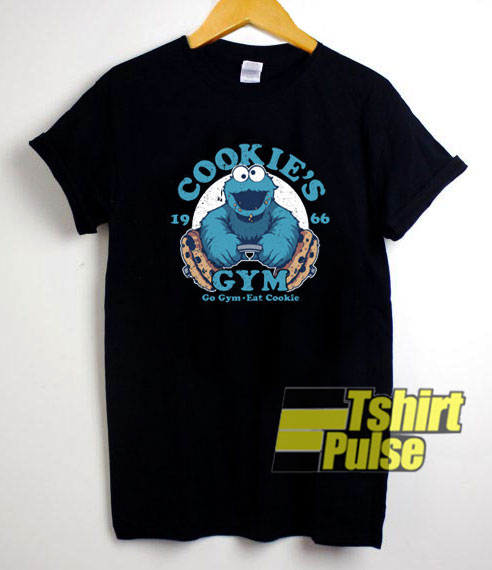 Cookies Gym t shirt Cookie Monster t shirt