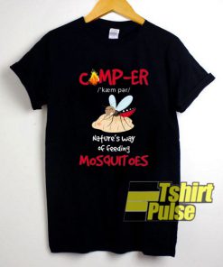 Cute Mosquito Camper t-shirt for men and women tshirt