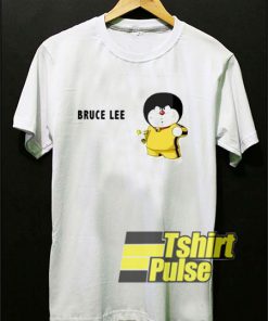 Doraemon Bruce Lee t-shirt for men and women tshirt