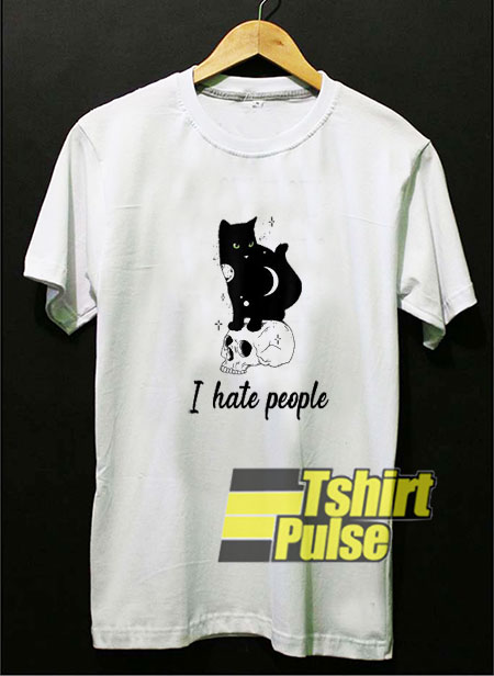 Funny Cat I Hate People t-shirt for men and women tshirt