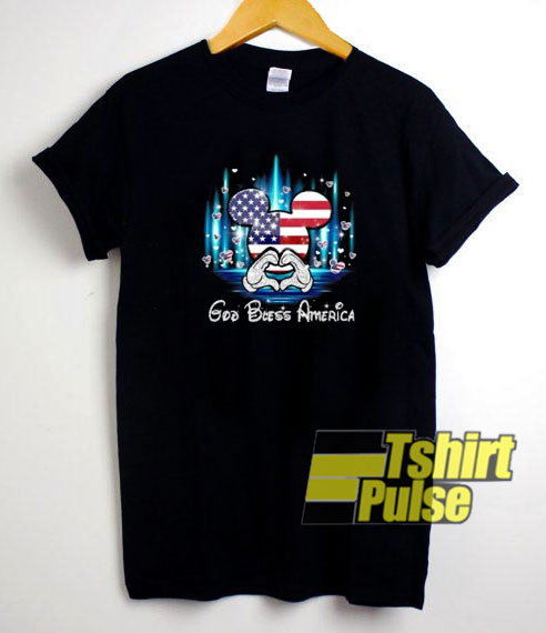 God Bless America Mickey Mouse t-shirt for men and women tshirt