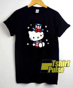 Hello Kitty American 4Th Of July t-shirt for men and women tshirt