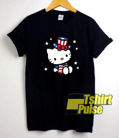 Hello Kitty American 4Th Of July t-shirt for men and women tshirt