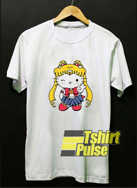 Hello Kitty Sailor Moon Usagi t-shirt for men and women tshirt