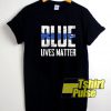 Line Blue Lives Matter t-shirt for men and women tshirt
