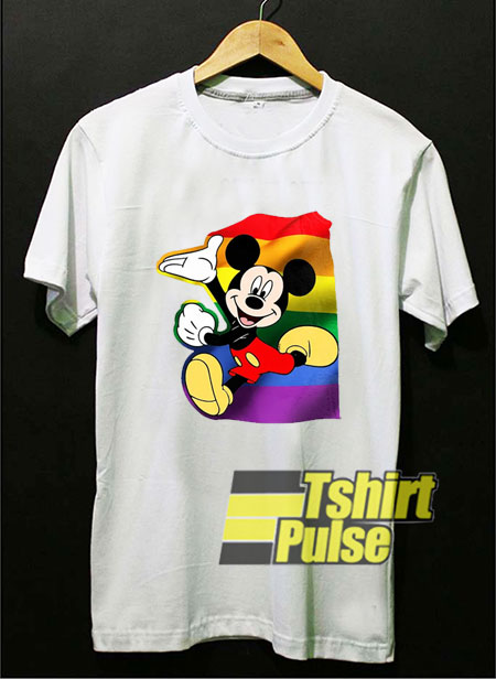 Mickey Mouse LGBT Pride t-shirt for men and women tshirt