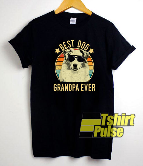 Official Best Dog Grandpa Ever t-shirt for men and women tshirt