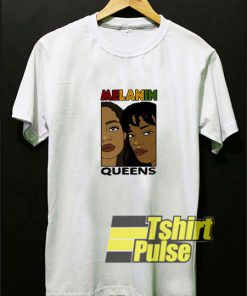 Official Black Melanin Queens t-shirt for men and women tshirt