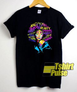Official Women Afro Melanin t-shirt for men and women tshirt