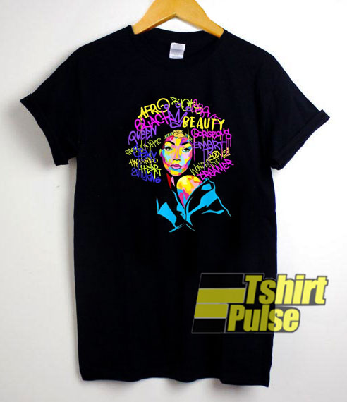 Official Women Afro Melanin t-shirt for men and women tshirt