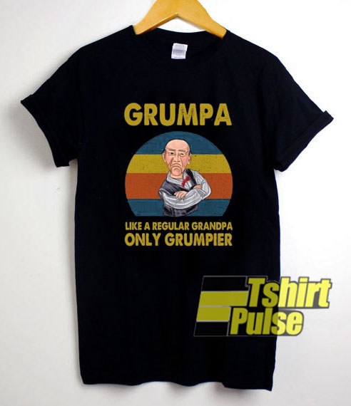 Only Grumpier Vintage t-shirt for men and women tshirt