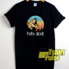 Papa Bear Retro Vintage t-shirt for men and women tshirt