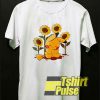 Pikachu Sleeping In Sunflowers t-shirt for men and women tshirt