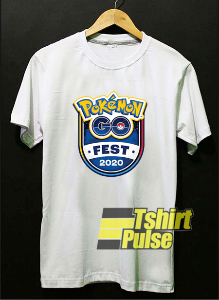 Pokemon Go Fest Logo t-shirt for men and women tshirt