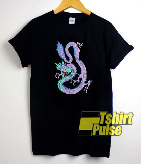 Purple Dragon t-shirt for men and women tshirt