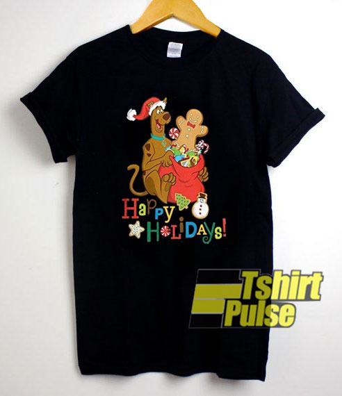 Scooby Doo Happy Holidays! t-shirt for men and women tshirt