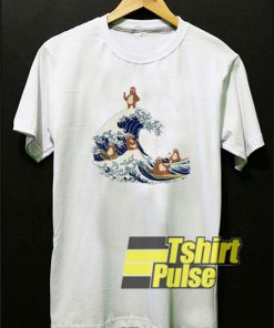 Sloth In Great Wave Off Kanagawa t-shirt for men and women tshirt