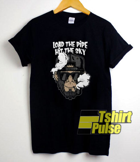Smoker Chimp Monkey t-shirt for men and women tshirt