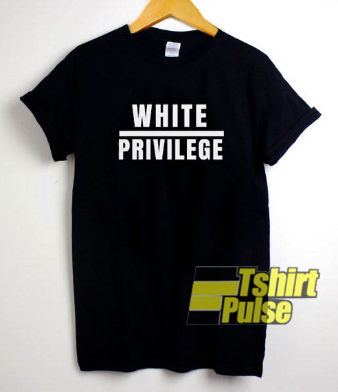White Privilege Art Linen t-shirt for men and women tshirt