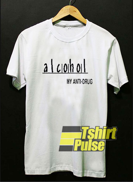 Alcohol Anti Drug Warning t-shirt for men and women tshirt