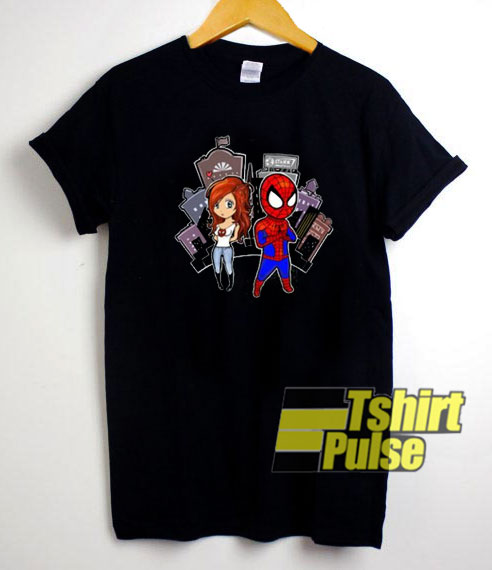 Awesome MJ and Spidey t-shirt for men and women tshirt