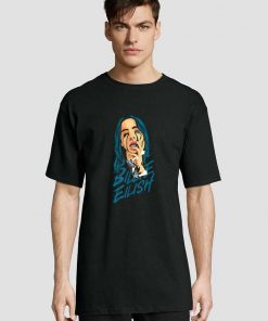 Billie Eilish Crying Black Tears t-shirt for men and women tshirt