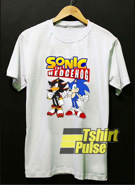 Blue Black Sonic The Hedgehog t-shirt for men and women tshirt