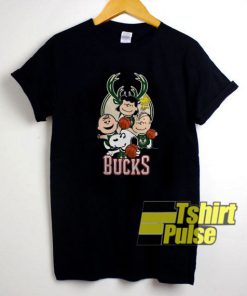 Bucks Peanuts Parody t-shirt
