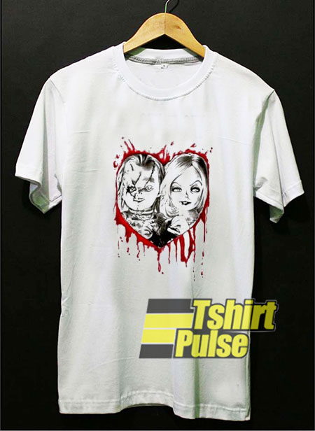 Chucky and Tiffany Valentines Day t-shirt for men and women tshirt