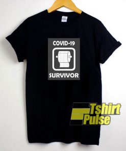 Covid 19 Survivor Tissue Toilet t-shirt for men and women tshirt