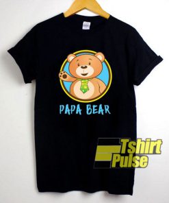 Cute Papa Bear t-shirt for men and women tshirt