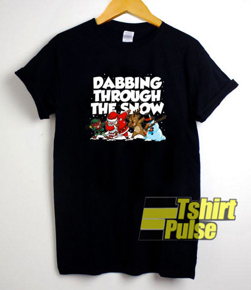 Dabbing Through The Snow t-shirt for men and women tshirt