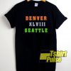 Denver vs Seattle Big Game 48 t-shirt for men and women tshirt