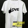 Fuck Love Hand t-shirt for men and women tshirt