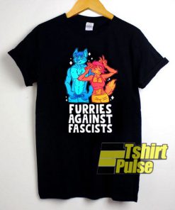 Furries Against Fascists t-shirt