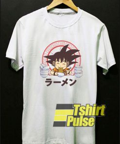 Goku Eat Saiyan Ramen t-shirt for men and women tshirt