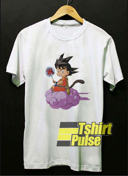 Goku Riding Cloud t-shirt for men and women tshirt